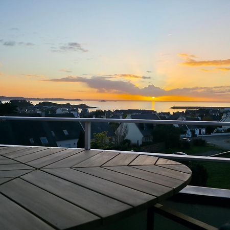 Appartement Bretagne Vue Mer Exceptionnelle Sur Les Hauts D'Erquy Au Calme ! Et Au Pied Du Gr34 Exterior foto